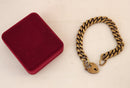 Brass Curb Link Bracelet