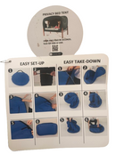 Pop up private bed tent - Twin/Starry Constellation