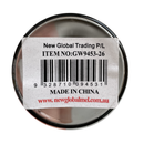 Pair of Silver Glass Vases