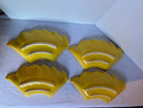 California 814 pottery Lazy Susan  (a set of 4)