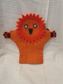 Handmade animal puppet