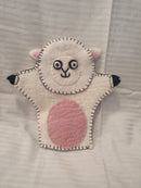 Handmade animal puppet