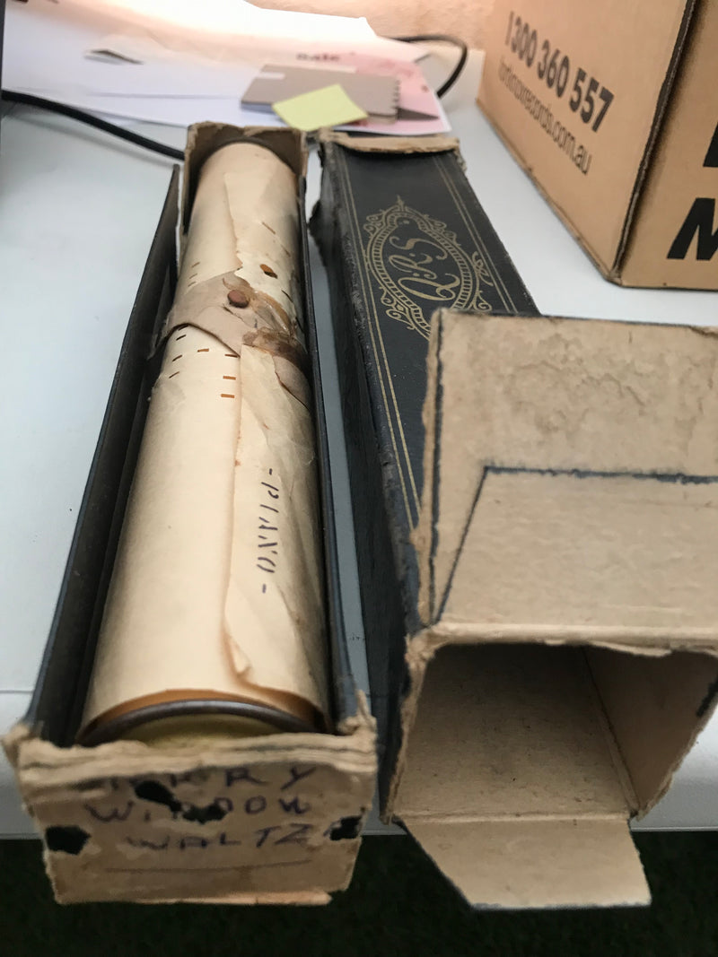 20 x Assorted Vintage Pianola Rolls