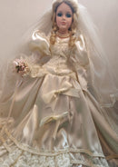 Beautiful Bride Bernadette Porcelain Doll