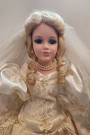 Beautiful Bride Bernadette Porcelain Doll
