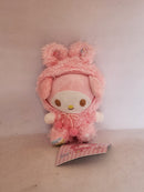 Sanrio Easter My Melody In Pink Bunny Costume Plushie Keychain 6”