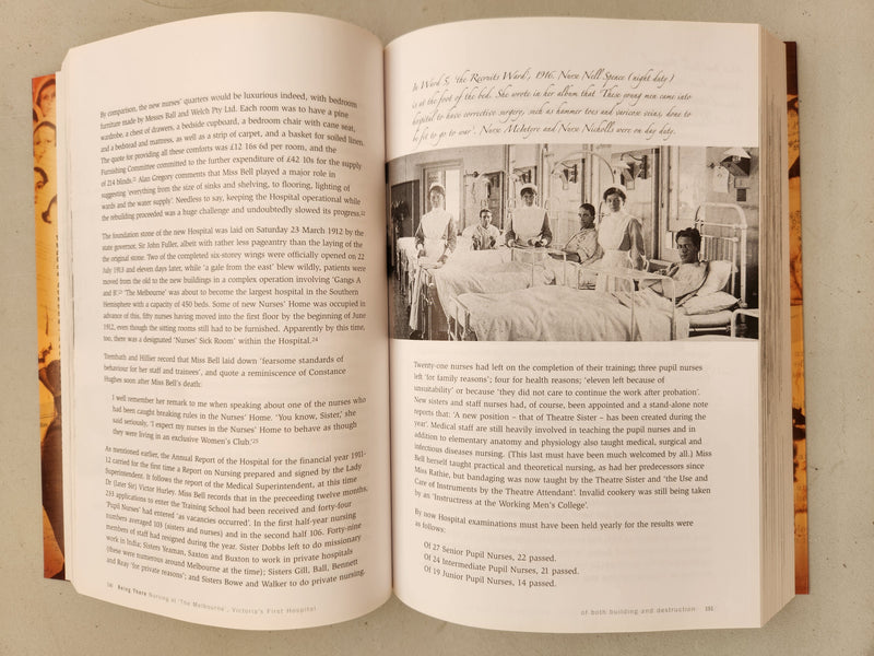 Being There: Nursing at 'The Melbourne', Victoria's First Hospital by Susan Sherson