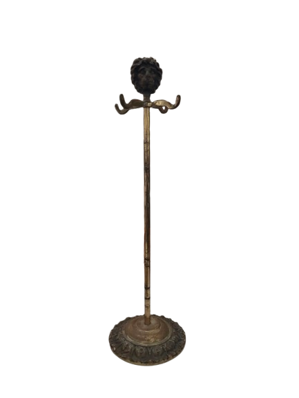 Brass fireplace set