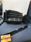 Fair Trade-Timor-Leste Product: Crossbody bag with coin purse - Black