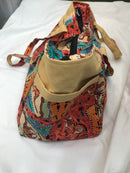 Fair Trade-Indigenous Textiles: Indigenous Cotton Screen Printed Material - Shoulder Bag