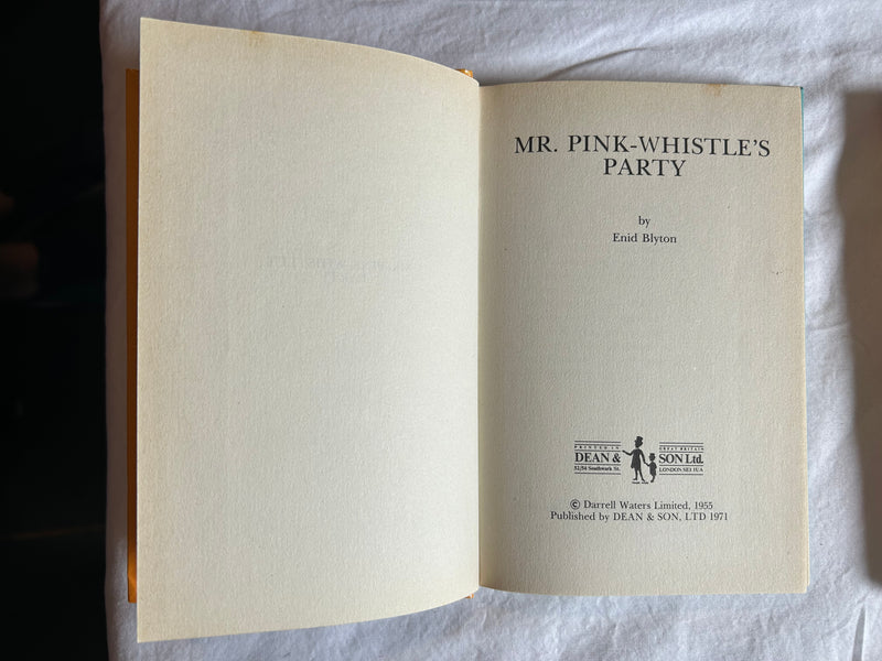 Mr Pink-Whistle’s Party by Enid Blyton
