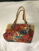 Fair Trade-Indigenous Textiles: Indigenous Cotton Screen Printed Material - Shoulder Bag