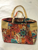 Fair Trade-Indigenous Textiles: Indigenous Cotton Screen Printed Material - Shoulder Bag