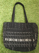 Fair Trade-Timor-Leste Product: Large Tan tote bag with 2 side pockets