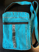 Fair Trade-Timor-Leste Product: Crossbody Bag - Aqua