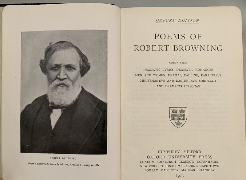 The Poems of Robert Browning by Robert Browning