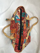 Fair Trade-Indigenous Textiles: Indigenous Cotton Screen Printed Material - Shoulder Bag
