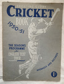 Cricket Book 1950-51 by Sporting Globe