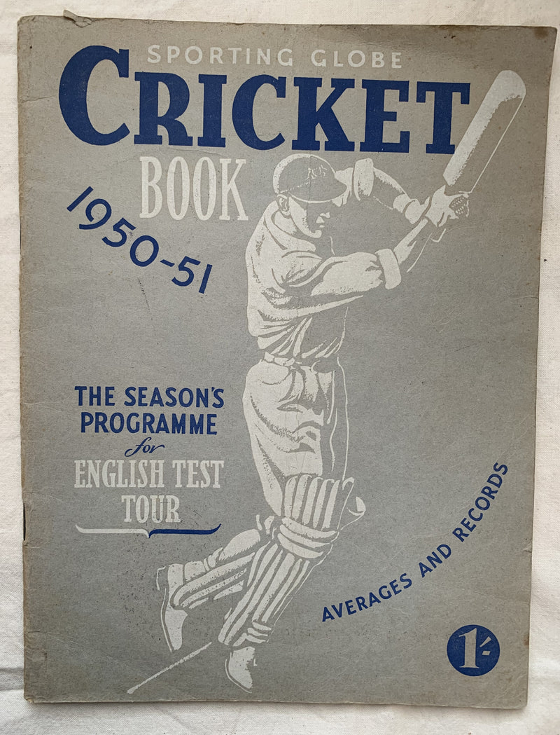 Sporting Globe Cricket Book 1950-51