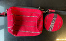 Fair Trade-Timor-Leste Product: Crossbody bag with coin purse - Red
