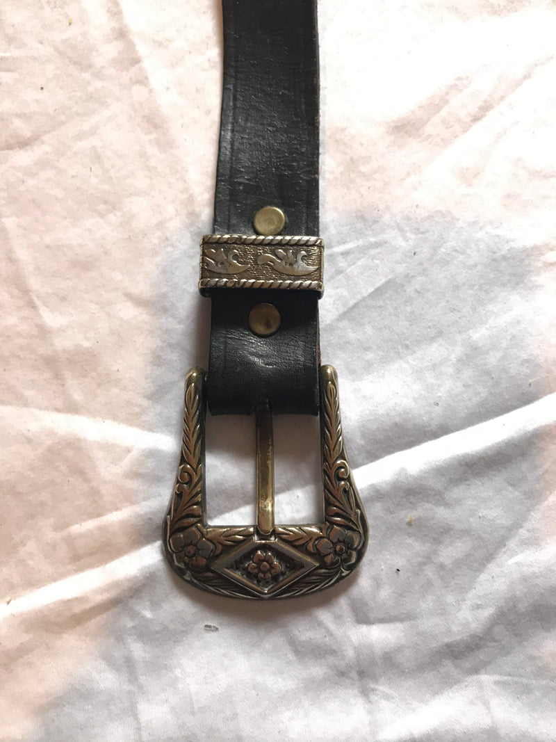 Vintage Australian – made leather Aros belt