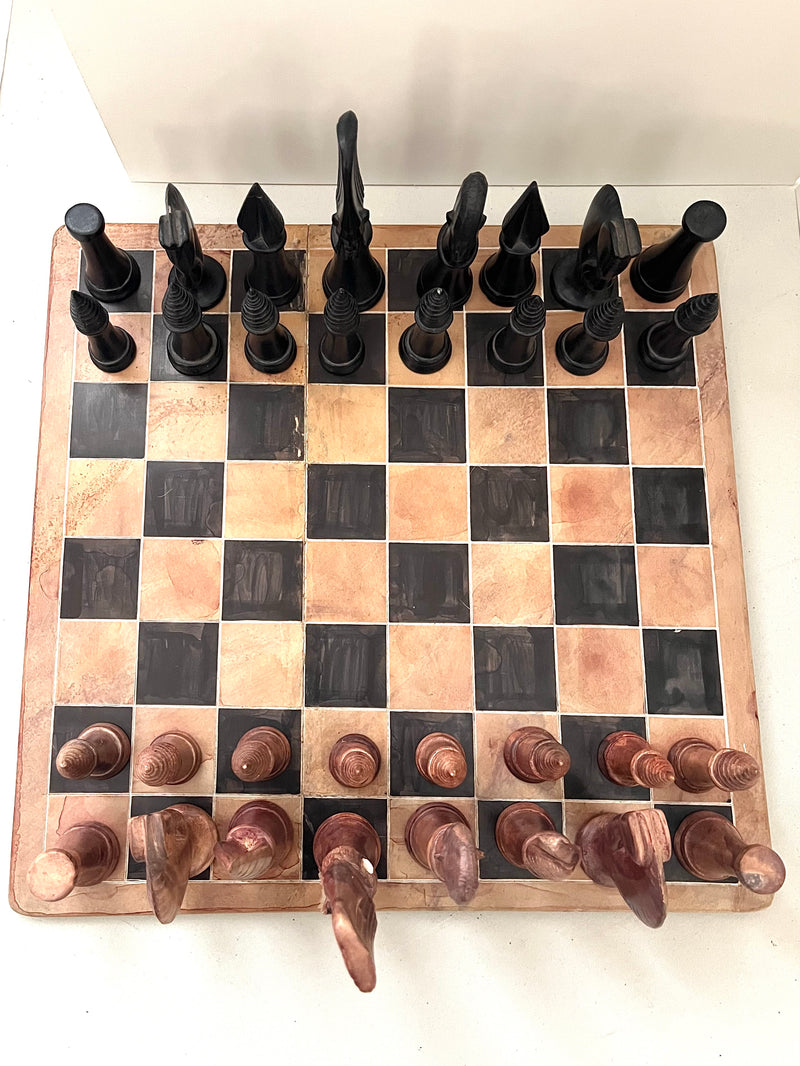 Vintage chess set