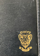 Vintage Gucci Navy Blue Notebook cover