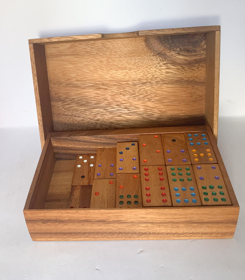 Handmade Wooden Domino Set