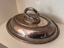 Silver Plated Serving Tray with Lid
