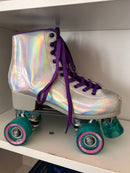 FoxySkates Hollographic Roller Skates US 9