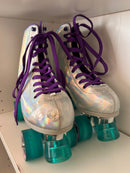FoxySkates Hollographic Roller Skates US 9