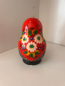 Traditional Wooden Nesting Doll with 5 Pieces