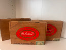 3 Vintage St. Andrews Wood Empty Tobacco Boxes