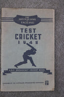 The Australians in England: Test Cricket 1948 - A.B.C Broadcast Cricket Book