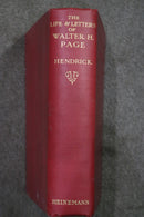The Life and Letters of Walter H. Page by Burton J. Hendrick