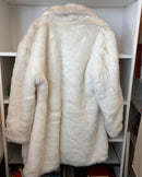 Vintage White Faux Fur Coat