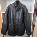 Faux Leather Jacket with Italia Logo