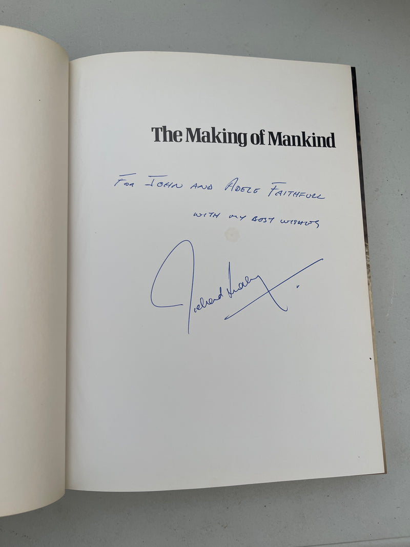 The Making of Mankind by Richard E. Leakey- SIGNED BY AUTHOR