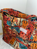 Bag- Indigenous  Cotton Screen Printed Material - Shoulder Bag