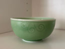 Green Rose and Leaf Small Bowl Set of 7