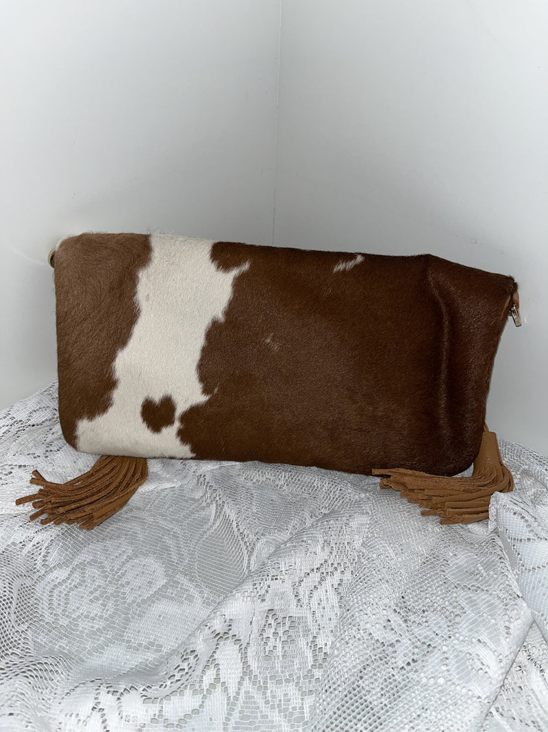 Carolina Cowhide cross body bag / clutch