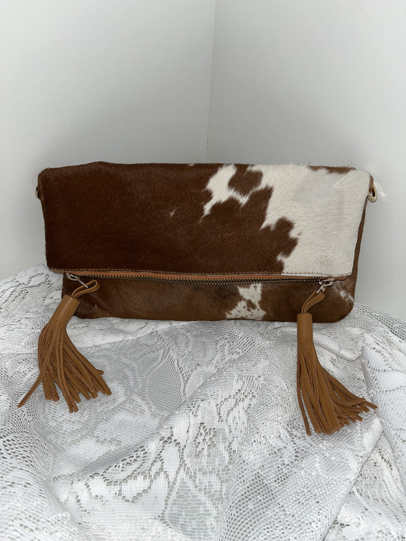 Carolina Cowhide cross body bag / clutch