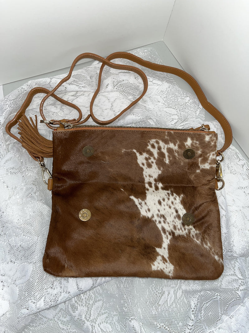 Carolina Cowhide cross body bag / clutch