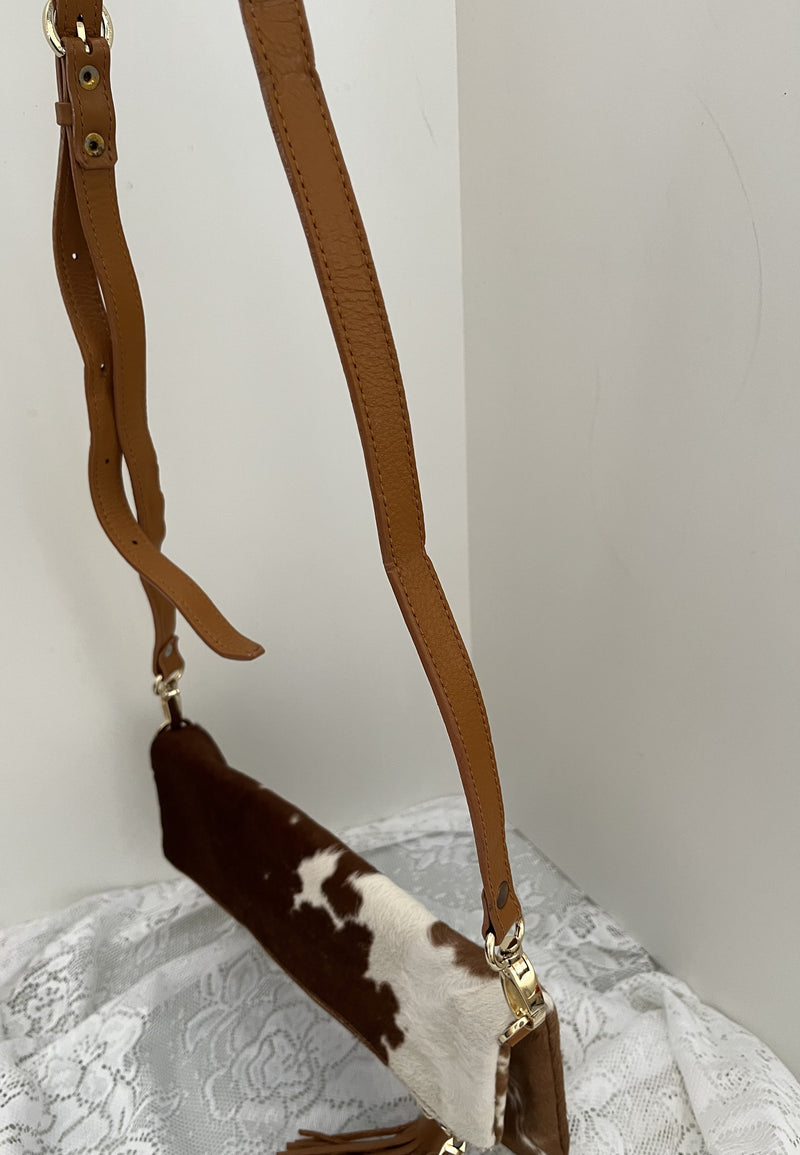 Carolina Cowhide cross body bag / clutch