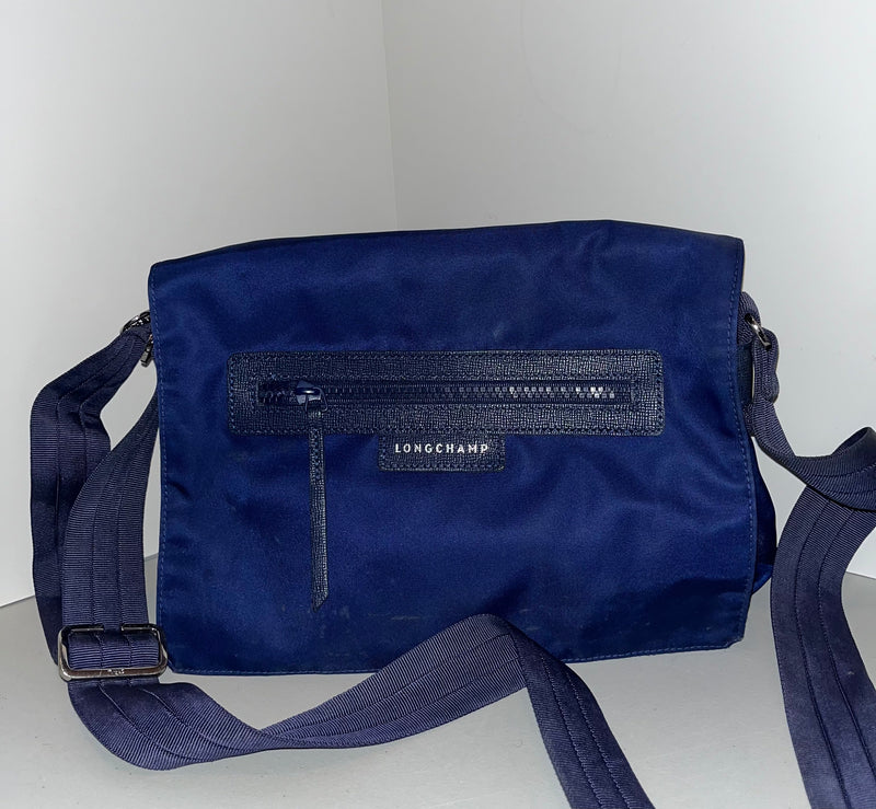 Longchamp Le Pliage Neo Navy Blue Crossbody Messenger Bag