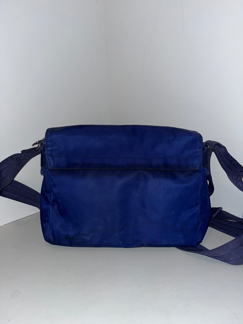 Longchamp Le Pliage Neo Navy Blue Crossbody Messenger Bag