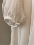 White Long Sleeve Dress Size 6 Women's