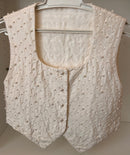 Faux-Pearl Vest