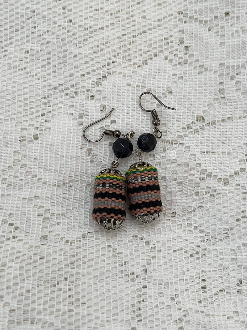 Fair Trade-Timor-Leste Product: Dangle Earrings (cylinder shape and others)