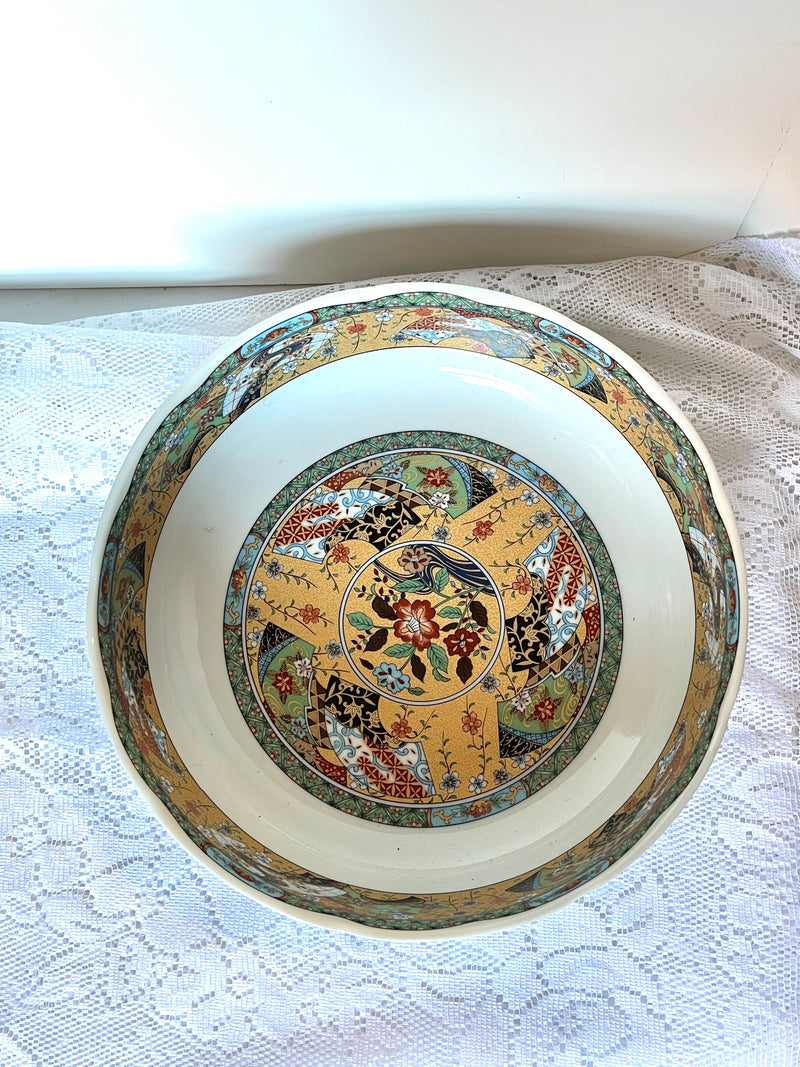 Imari porcelain bowl (22cm)